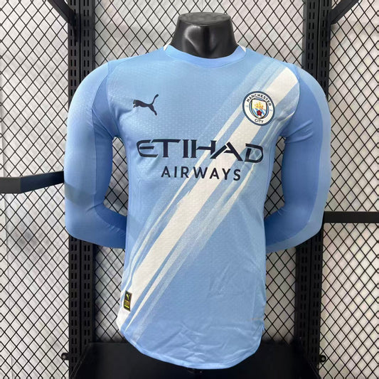 MAILLOT   Manchester  CITY    DOMICILE   MANCHES   LONGUES   2025/2026