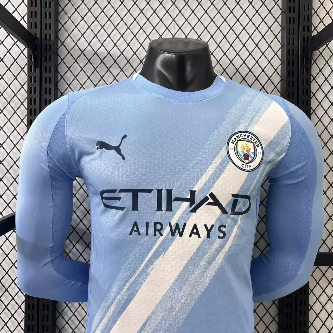 MAILLOT   Manchester  CITY    DOMICILE   MANCHES   LONGUES   2025/2026