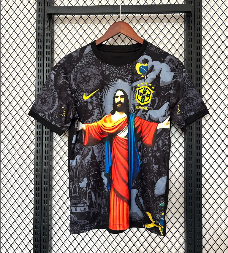 Maillot Brasil Noir – Cristo Redentor (Édition Street)